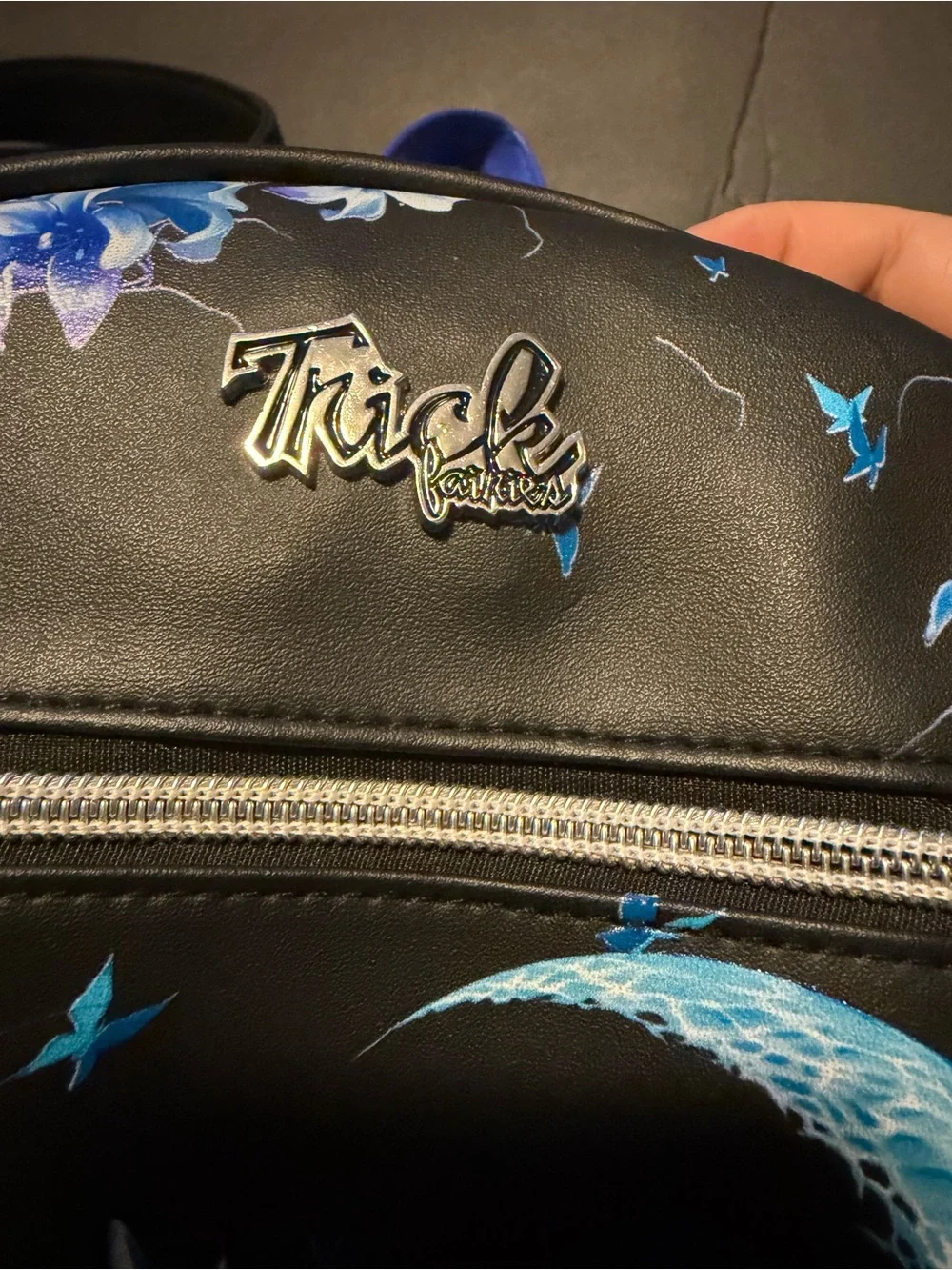 Trick Blue Fairy Moon stylish black